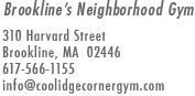 Brookline's Neighborhood Gym, 310 Harvard St., Brookline, MA 02446, 617-566-1155